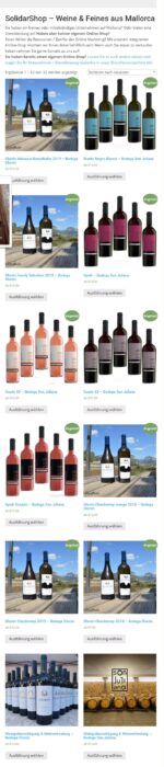 SolidarShop – Weine & Feines aus Mallorca